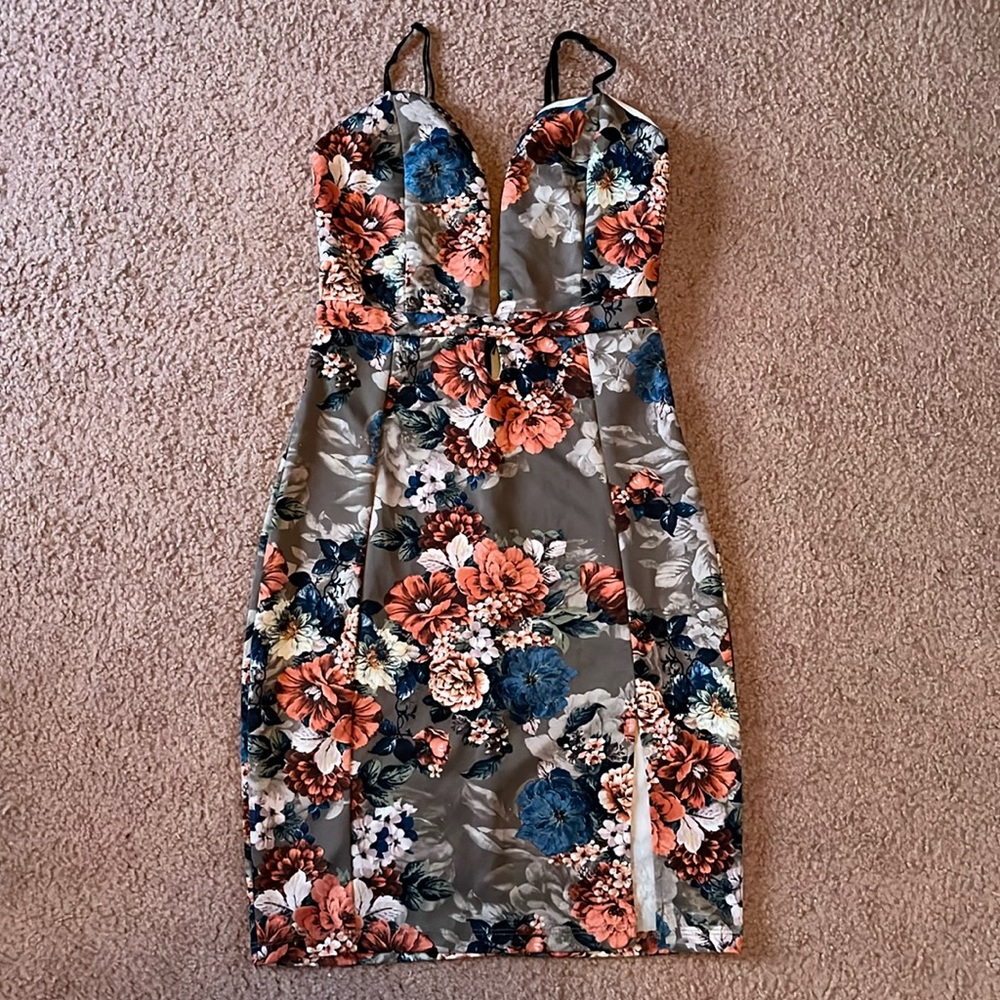 Floral mini dress